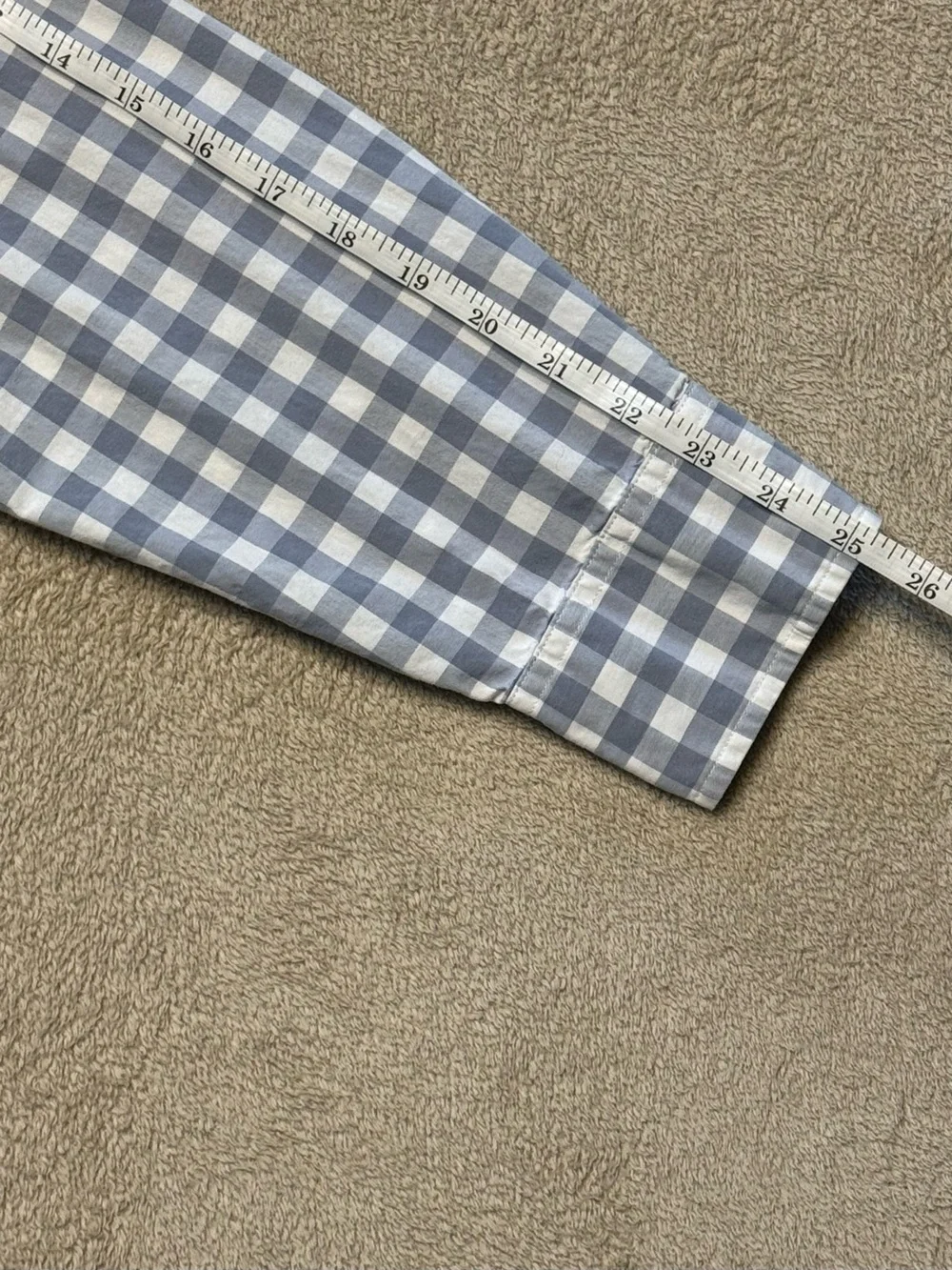 J. Crew men’s large slim fit button down shirt in gingham